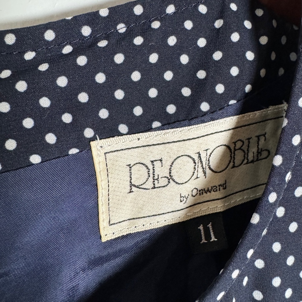 ๐ธ Vintage Faux Two-Piece Midi Dress ๐ธ - Picture 9 of 10